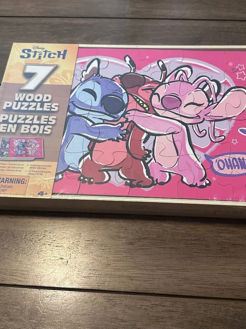 Disney stitch wooden